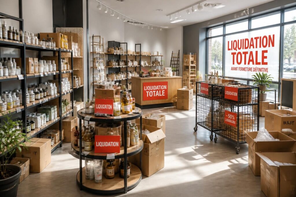 profitez de notre déstockage exceptionnel sur l'agencement de magasin : mobilier, présentoirs et articles en liquidation pour réaménager votre espace à prix réduit.