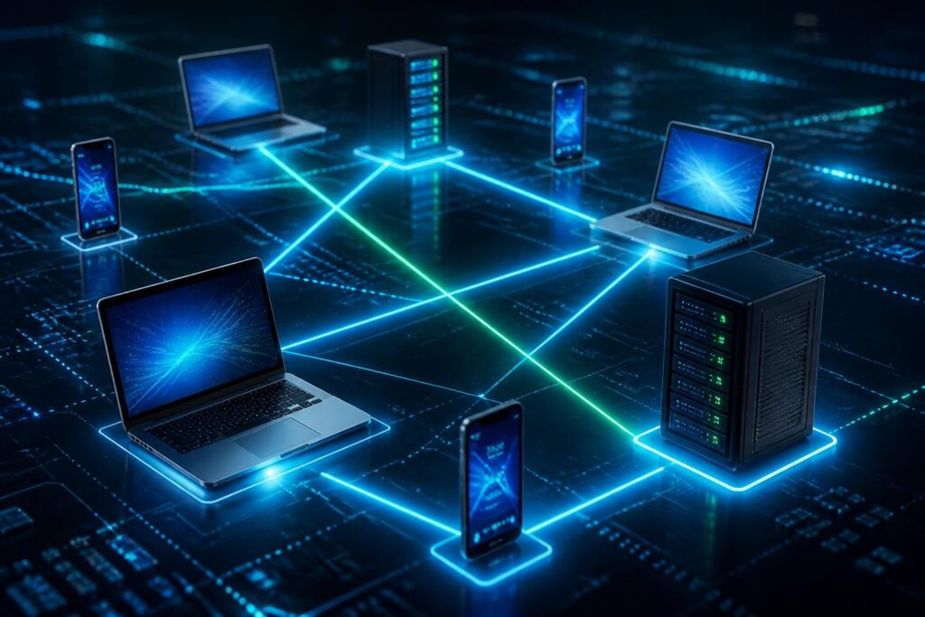 découvrez le fonctionnement du p2p (peer to peer) dans le numérique, une technologie décentralisée qui permet le partage direct de données entre utilisateurs sans intermédiaire.