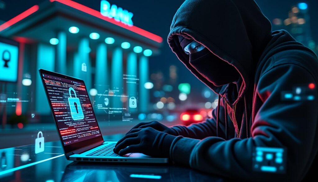 découvrez comment une cyberattaque peut mettre en danger la sécurité des banques, entraîner des pertes financières et compromettre la confidentialité des données des clients.