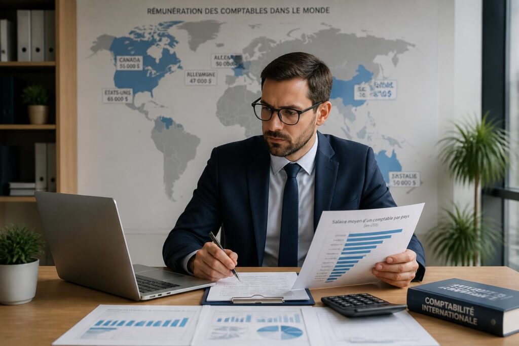 découvrez comment la rémunération d'un comptable spécialisé en paie varie en fonction de l'expérience et du pays, avec des conseils pour optimiser votre salaire.