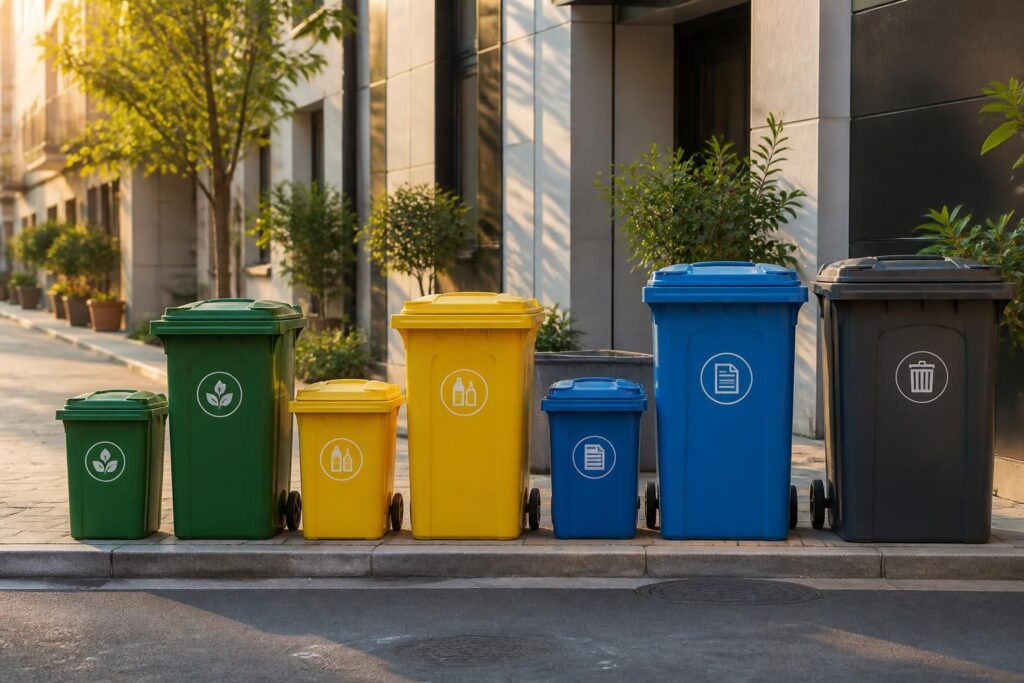 découvrez comment choisir un container poubelle adapté à vos besoins en fonction du volume et de la couleur pour une gestion des déchets efficace et organisée.