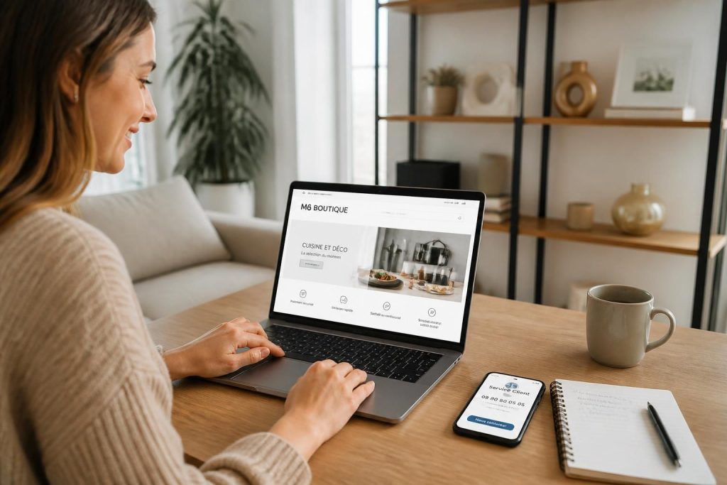découvrez comment commander facilement sur m6 boutique et contacter rapidement le service client pour une assistance efficace.