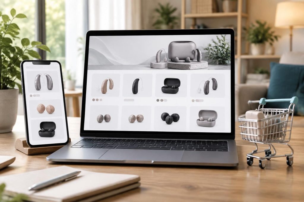 accédez aux boutiques en ligne de phonak, starkey et d’autres marques pour découvrir leurs produits et services.