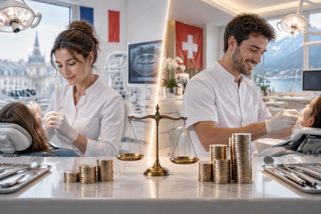 découvrez les salaires des dentistes débutants et du secteur privé en france et en suisse, ainsi que les différences de rémunération entre les deux pays.